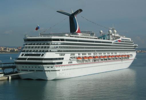 Popa del Carnival Freedom en Palma de Mallorca